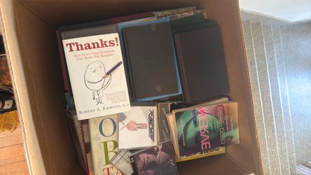 Free large box of books
