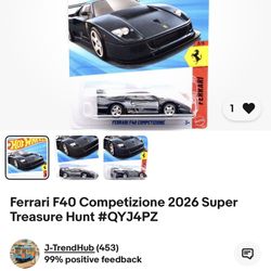 Ferrari F40 Competizione 2026 Super Treasure Hunt #QYJ4PZ