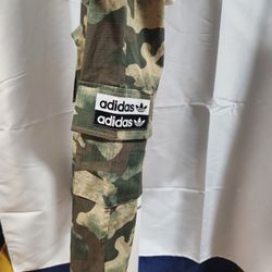 Adidas Women's Brown and Khaki Trousers

