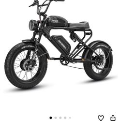  Power Electric Bike for Adults, Dual Removable Batteries, 20"x4" Fat Tire E-Bike, Up to 32MPH, 60–120 Mile Range