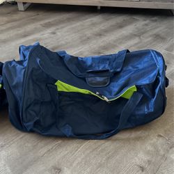 Large Duffle Bag With Small Matching Bag For Toiletries 