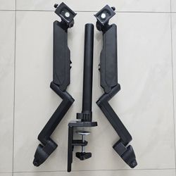 Dual Monitor Arm Mount Desk Stand