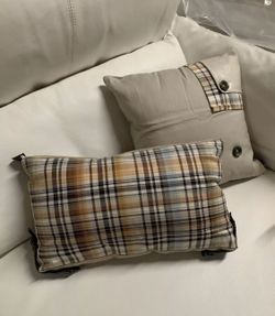 Lelievre Paris Combo 2 Pillows Plaid