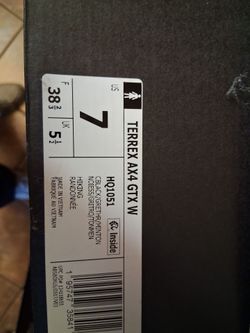Adidas terrex size 7