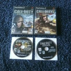 Call Of Duty Set For PS2. All 4 Games $25