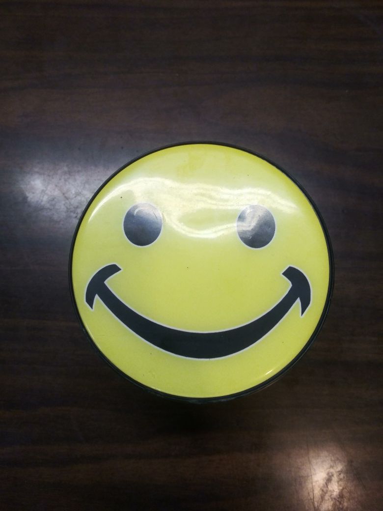 Smiley Face Trailer Hitch Cover / Positive Energy is Cool!