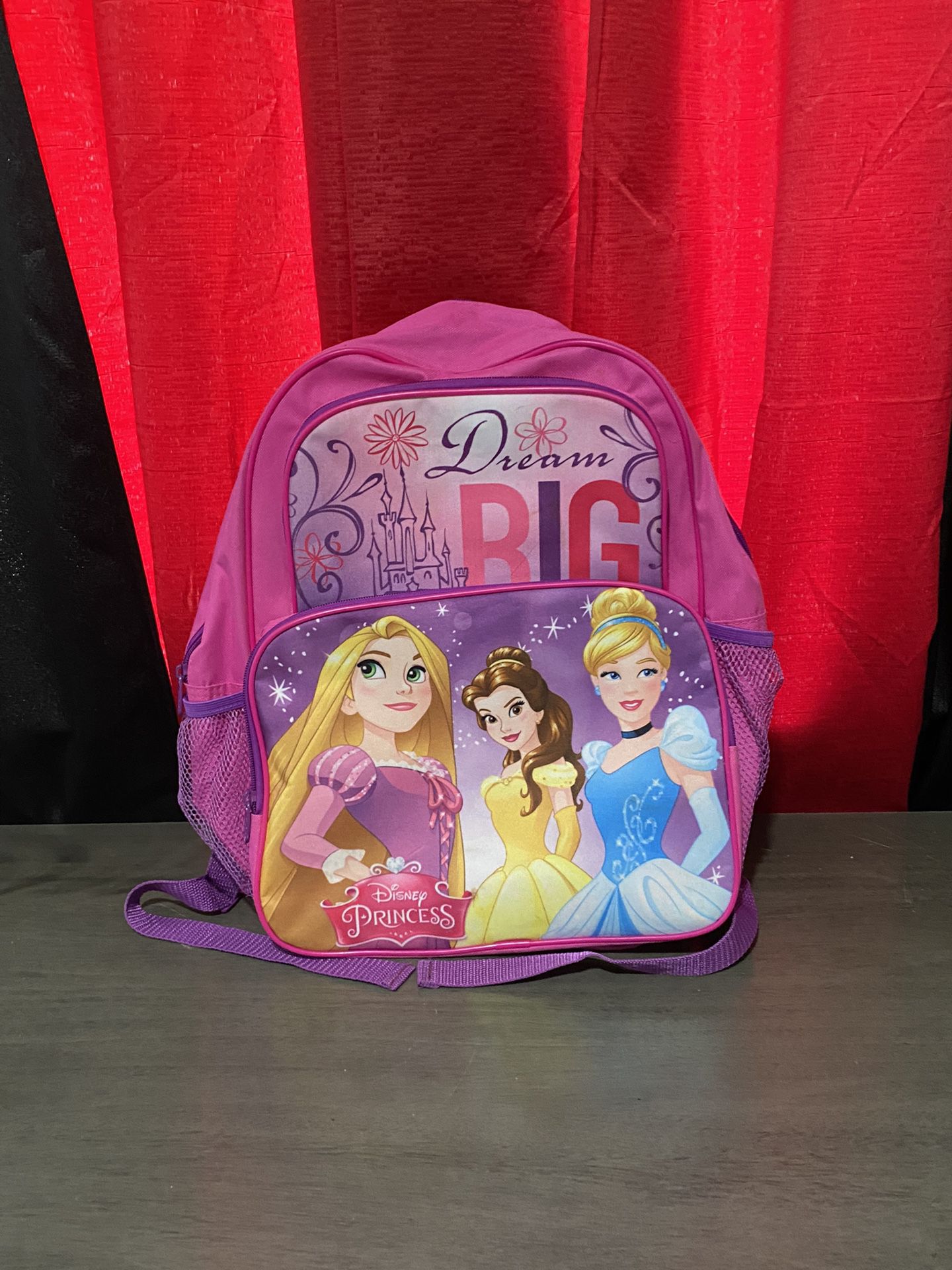 Princess "Dream Big" 16" Large Backpack Girl's School Book Bag