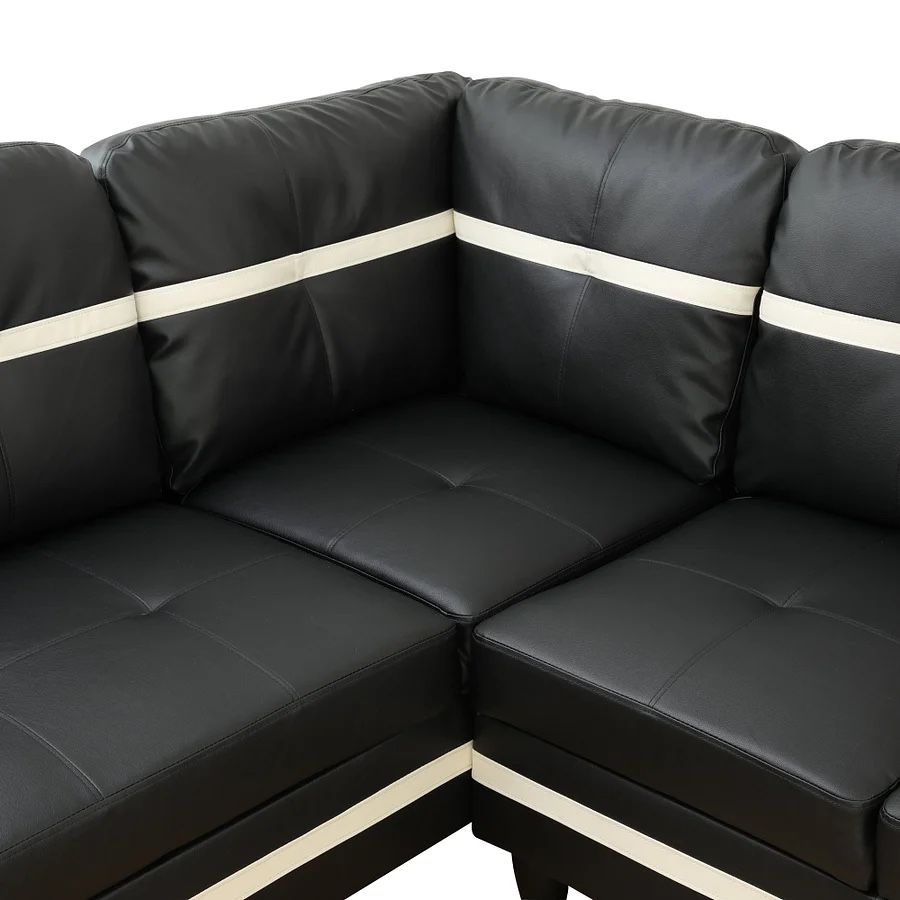 New Sectional + Storage Ottoman — Left or Right Chaise — Delivery Available