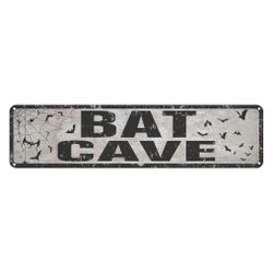 Bat Cave Metal Street Sign Vintage Rustic Decor Co