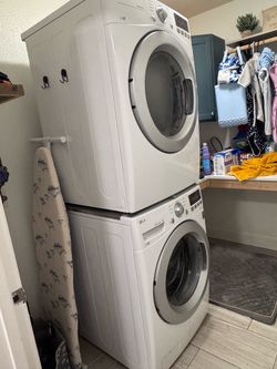 LG washer and dryer stackable