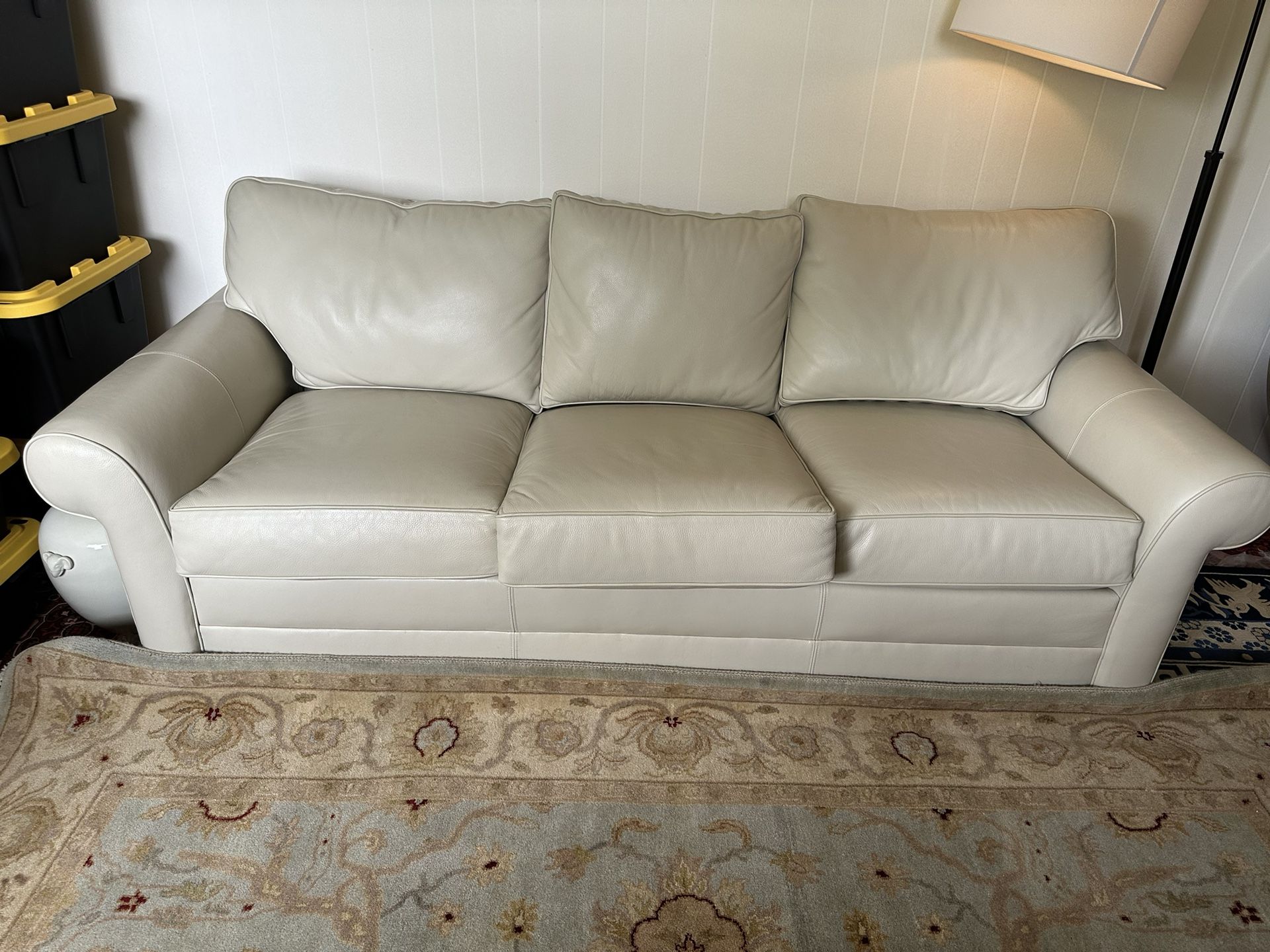 Beautiful Top-Grain Leather Sofa