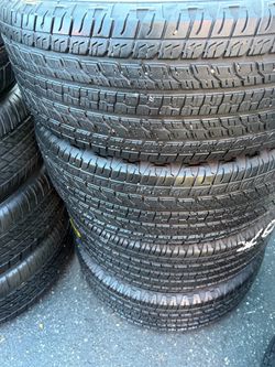 4 tires 255-65-17 Goodyear good condition $210 all four mounted and balanced