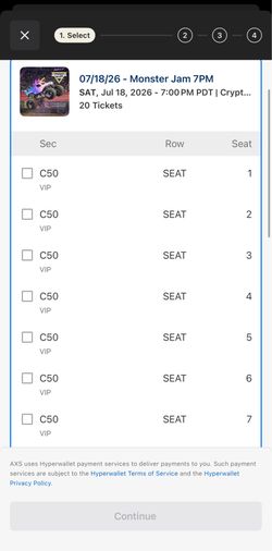 Monster Jam VIP Private Suite C50 – 20 Tickets Included – Crypto Arena – July 18