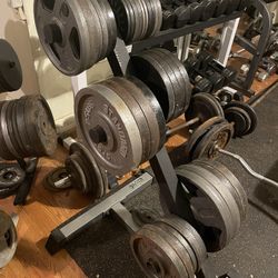 Weights/Olympic and standard weight plates for sale