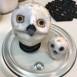 A Pair Of Owl Candles