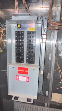 Breakers, electrical panels, copper wire