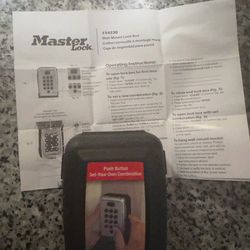 Master Lock WALL MOUNT LOCK BOX
