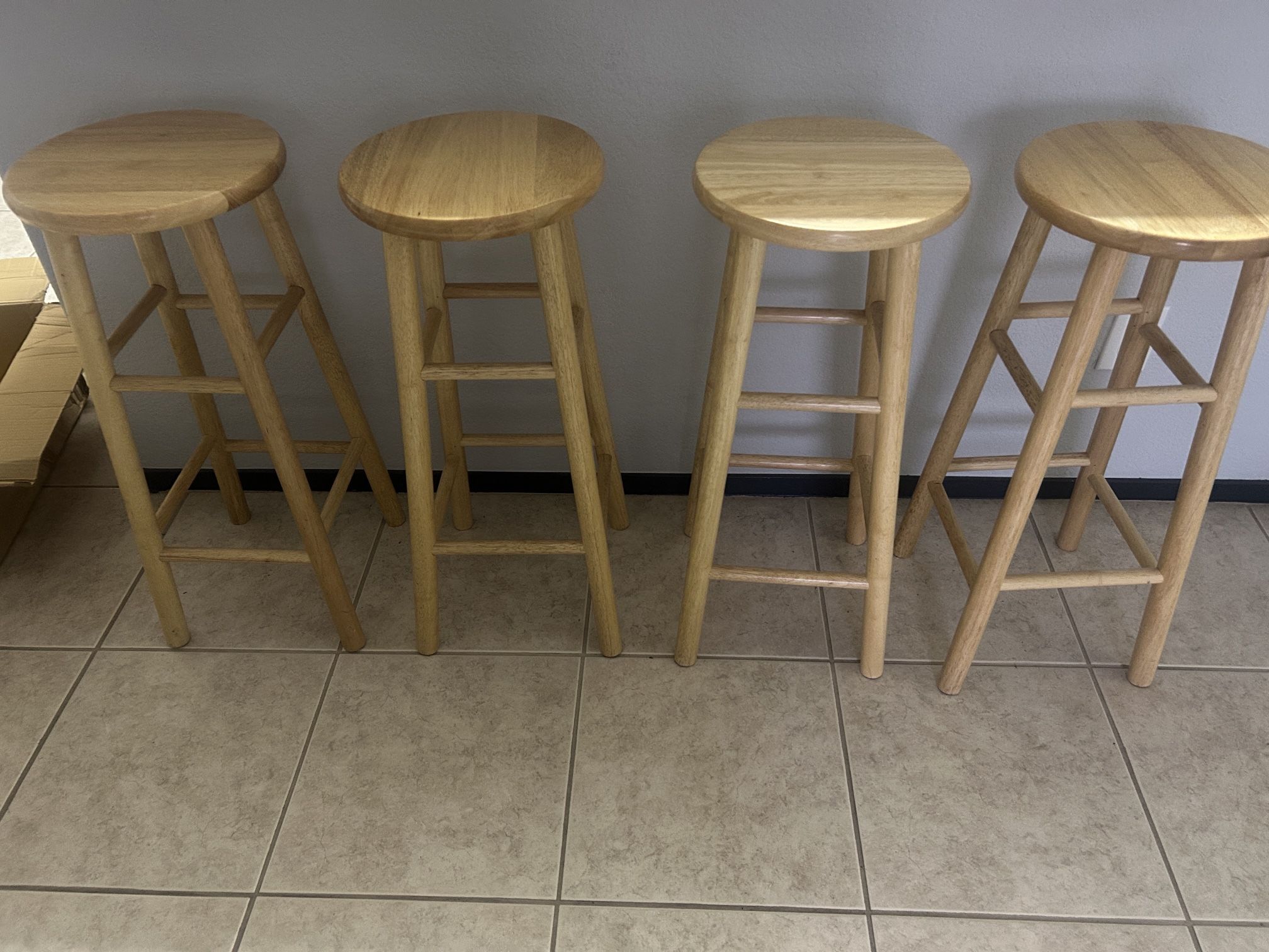 4 Bar Stools  ( 30in)