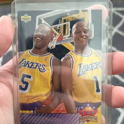 1992-93 Upper Deck - Top Prospects Anthony Peeler, Duane Cooper #455 (RC)