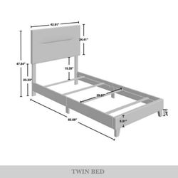 twin size bed frame