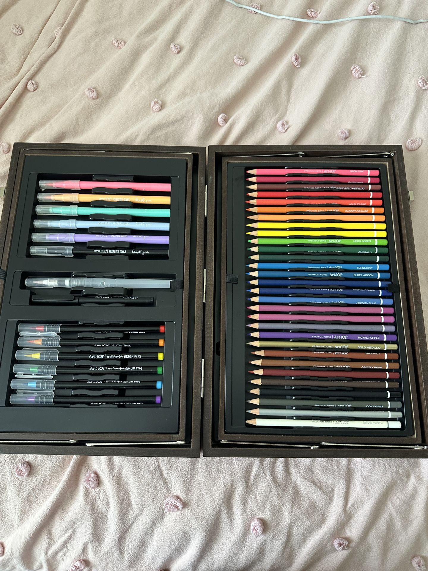 Art Supply Wooden Box