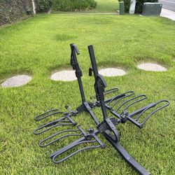 4 bike hitch mounted bike rack