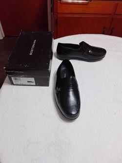 Bostonian Black Leather Dress Loafers