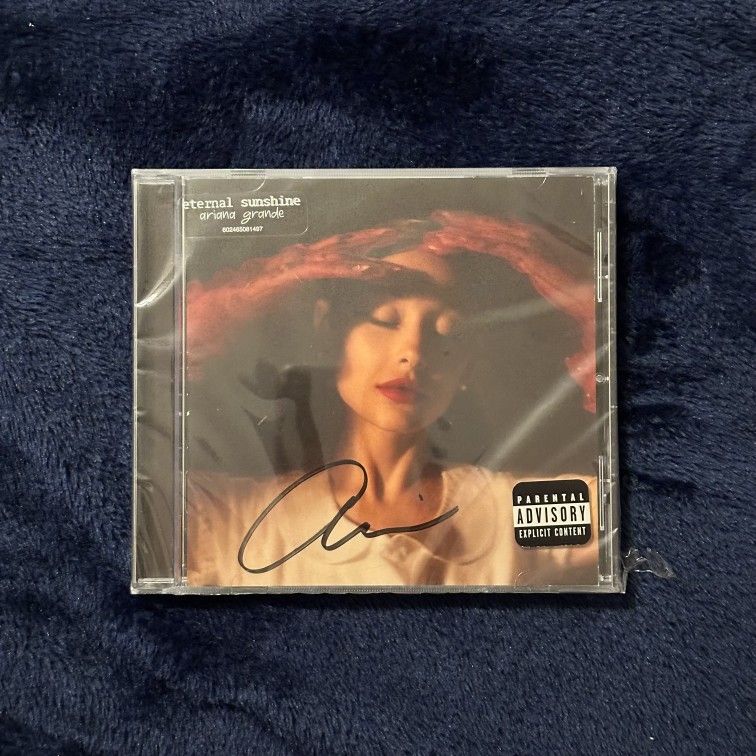Signed Ariana Grande CD - Eternal Sunshine (Sealed)