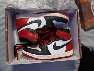 Air Jordan 1 Retro High Og 106 white, black, and red