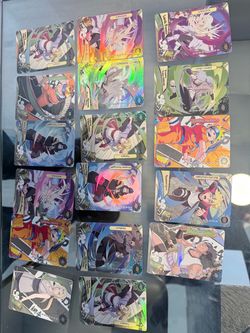 Naruto earth scroll cards 17 SSR and UR