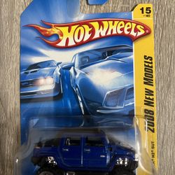 New Mattel 2007 Hot Wheels Blue Hummer H2 SUT Toy