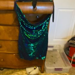 Beautiful Greenish Blue Party Dressage