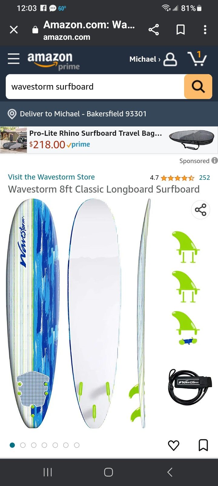 New Wave Storm Surfboard