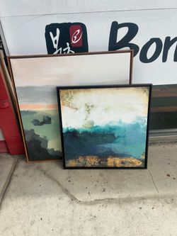 Abstract Canvas Wall Art Set of 2