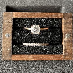 Engagement Ring And Wedding Band