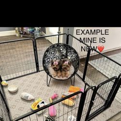 🐶 INDOOR OUTDOOR Sturdy Heavy Duty fence Or Pet Playpen 