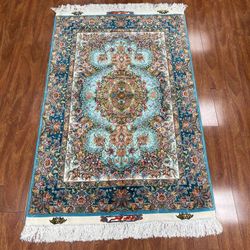 Persian Hand Made Tabriz Rug Silk 
