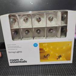 Rooms Essentials BNIP String Lights 20 Bulbs