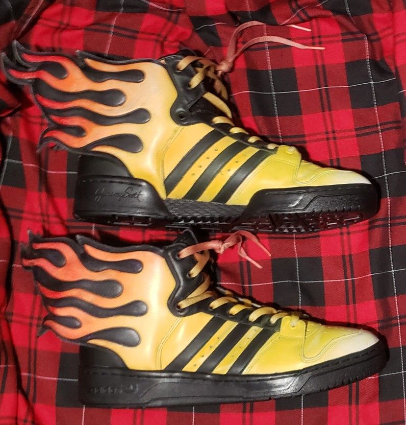 adidas×JEREMY SCOTT Flame pattern set up adidas×JEREMY SCOTT Flame pattern set up ADIDAS JEREMY SCOTT JS