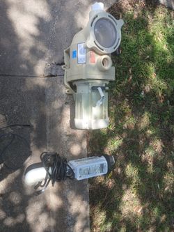 pentair pool pump and chlorine injector