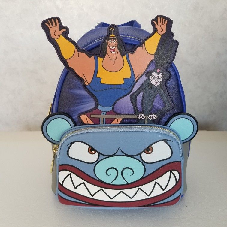 Loungefly Emperor's New Groove Yzma & Kronk Mini Backpack New