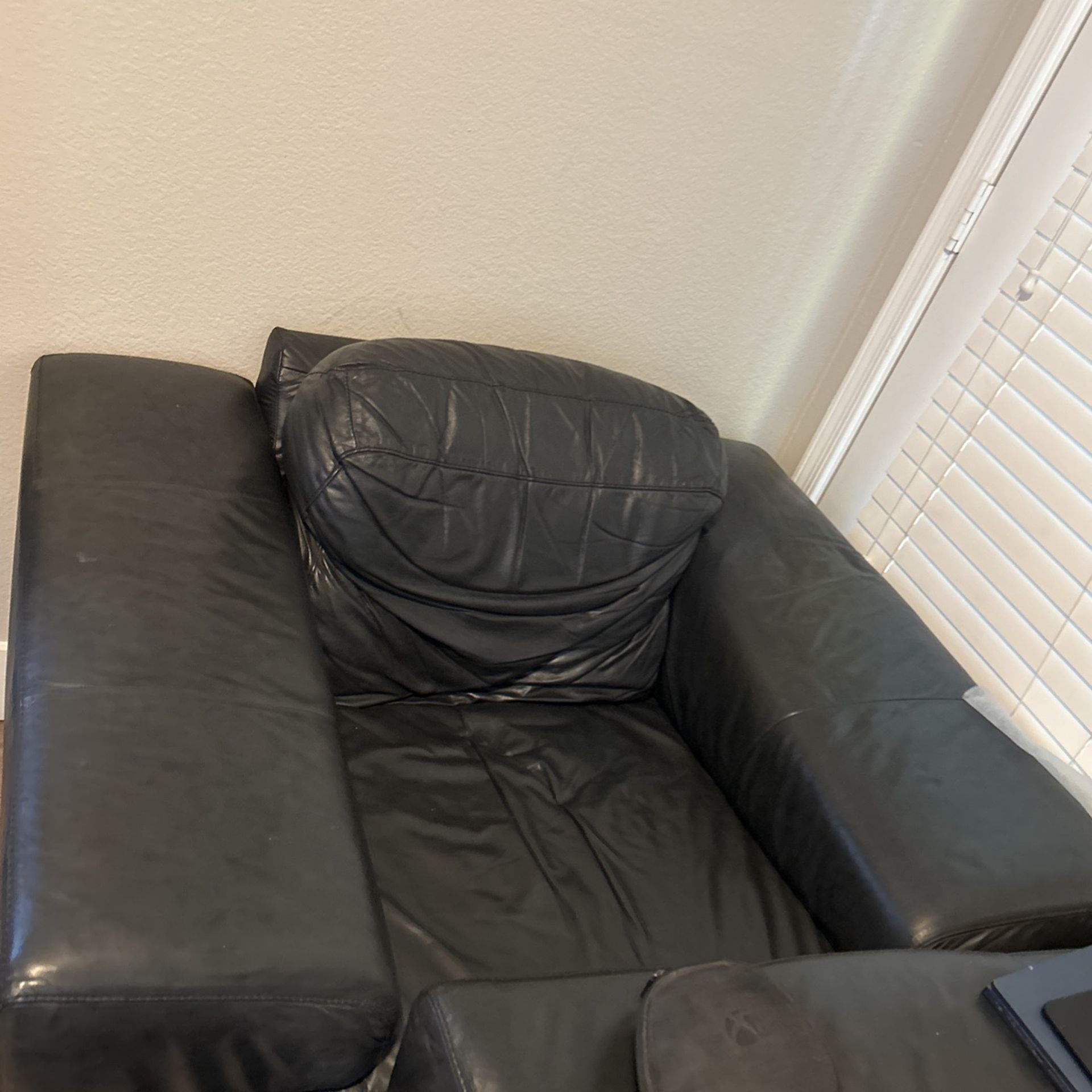 Leather One Piece Couch