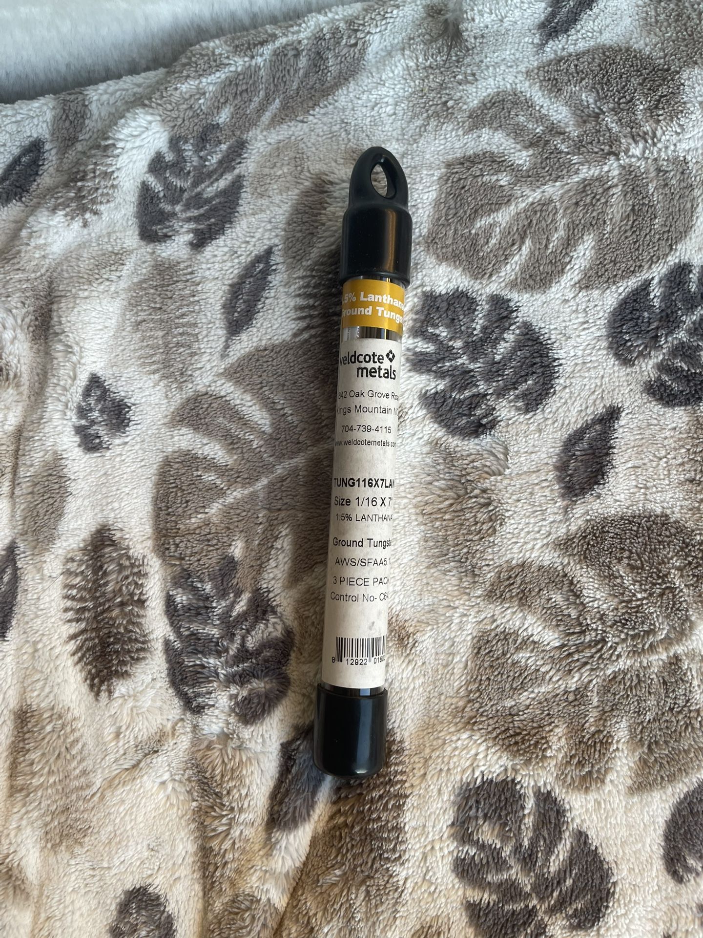 Weldcote Metals Gold Tungsten 1/16