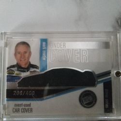 Mark Martin's Car Cover Card