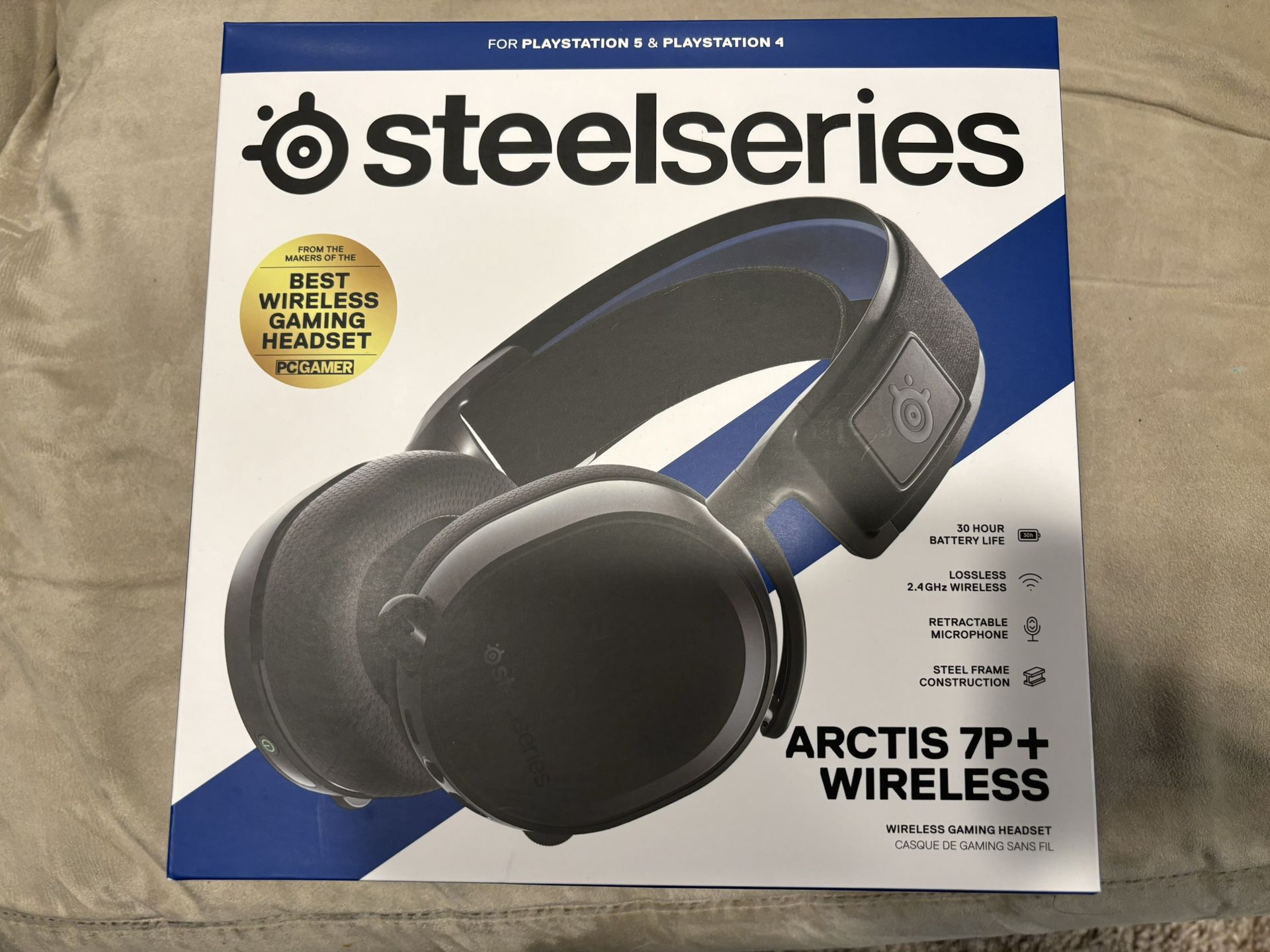 Steelseries Arctis 7P+ wireless gaming headset for PS5/PS4/PC