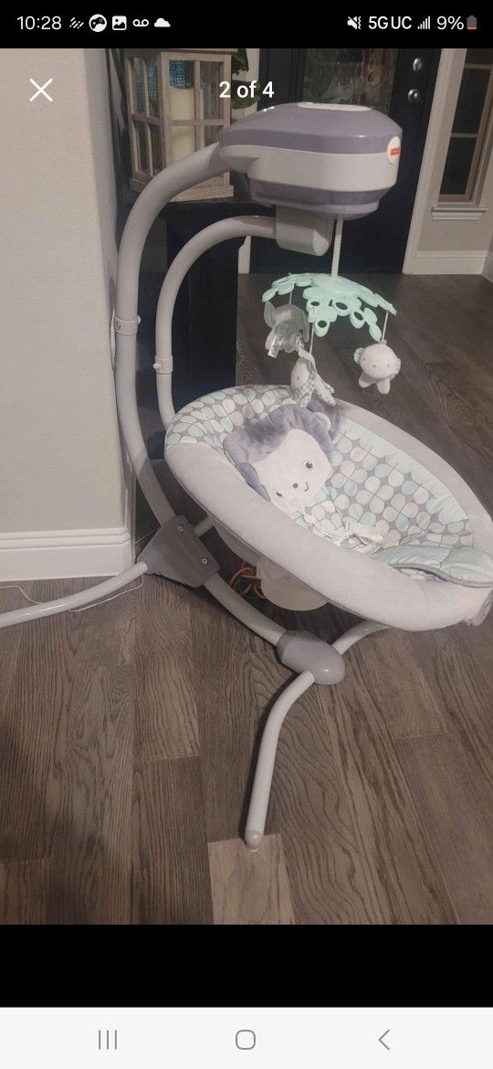 Fisher-Price Sweet Surroundings Monkey Cradle 'n Swing