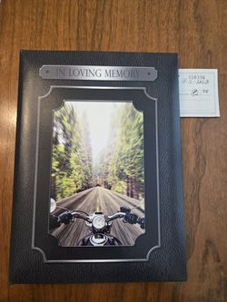 Memorial Funeral Guest Book