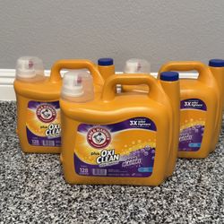 ARM & HAMMER Plus OxiClean Odor Blasters Fresh Burst, Liquid Laundry Detergent, 128 Loads