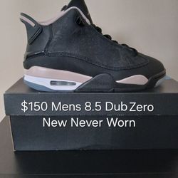 Jordan Dub Zero Black Fossil Stone 8.5 (NEW)
