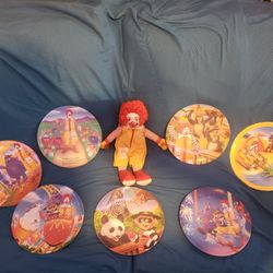 McDonald's Doll And Plates